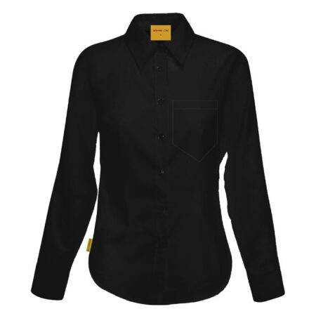 Britannia Ladies LS Shirt - Black