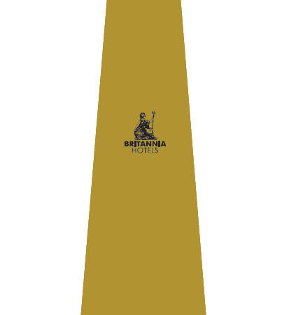 Mens Tie, Gold - Britannia