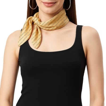 Elite Gold Scarf with Black Logo