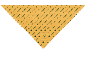 Coylumbridge Scarf - Gold with green logo