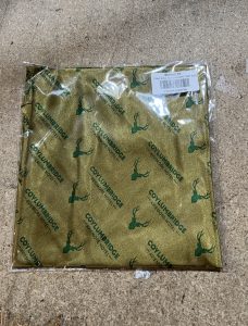 Coylumbridge Scarf - Gold with green logo